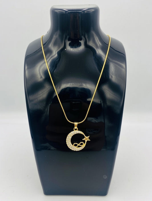 Celest Moon Star Necklace